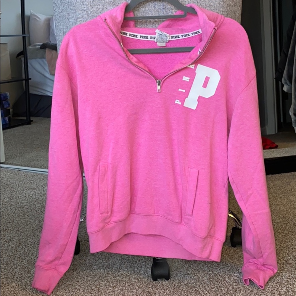 VS Pink half zip